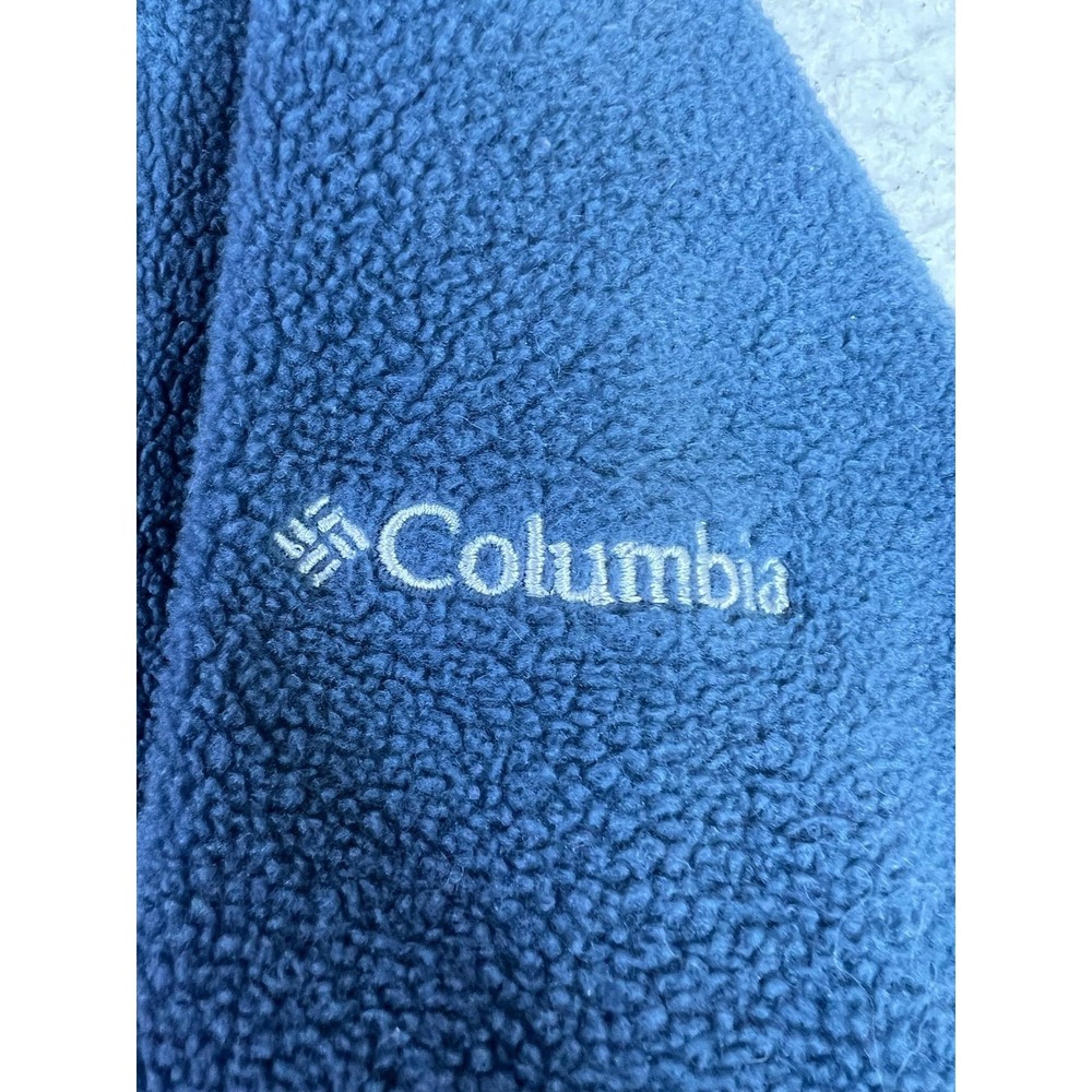 Columbia Jacket Womens Plus 1X Blue Fleece Interchange Full Zip Quilted Outdoor - Picture 5 of 11